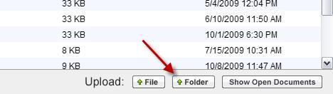 If you want to create a top level folder just click on create root folder checkbox prior to clicking save.