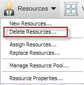 Deleting or Removing Resources from a Project As displayed above, DreamTeam allows users to easily add resources to a project; DreamTeam also makes it easy to remove resources from a project.