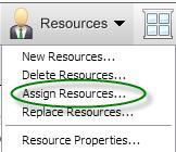 easily assign multiple resources to multiple tasks. Once selected, the Assign Resources to Tasks dialog box will appear.