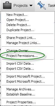 Managing Project Visibility Project Managers can dictate project visibility of the users that are assigned to the project.