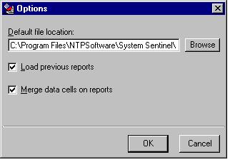 92 NTP Software Quota & File Sentinel Installation and User s Guide Configuring the Report Module The Report Module has three configuration options you can set.