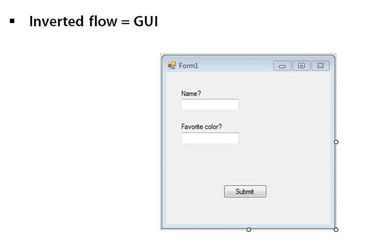 Flow Inversion: App not in control, flow now