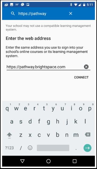Search for Pathway 1. Search for https://pathway.brightspace.com. 2.