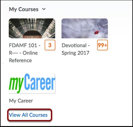 How Do I Hide My Courses from Previous Semesters? This article will describe how to hide the courses in your course list from previous semesters.