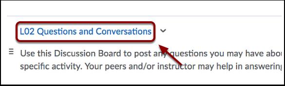 How Do I Post a New Discussion Board Thread? How to post to a discussion board.
