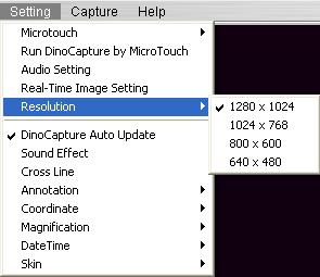 4 Real -Time Image Setting The Real-Time Image Setting allows the user to regulate and modify the brightness, color, saturation, etc. of the image you are capturing in real-time.