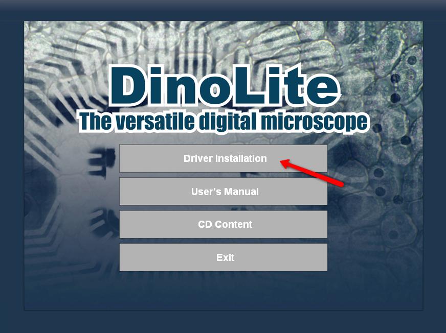 Warning! DO NOT connect the Dino-LIte Digital Microscope USB cable to the PC before driver installation.