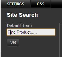 Step 3 By default the text in the search box will be Search.