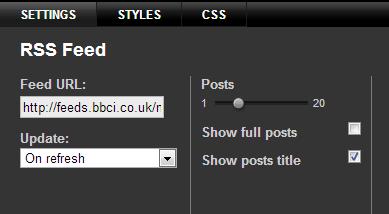 3 Use the slider to choose how many posts to display. It will display the newest posts first.