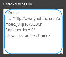 Enter the URL of the video you want to embed. Button The Button widget allows you to place a button on your page. 1 Link to: Select what you want the button to link to.