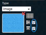 Step 5 Tick the boxes to repeat your image vertically and