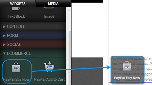 Drag the Add to Cart widget to the area of your web page you would like it to appear.