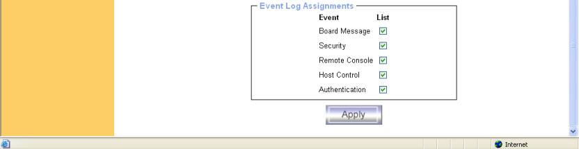 5.6.7 Event Log Event Log Important events like a login failure or a firmware update are logged to a selection of logging destinations.