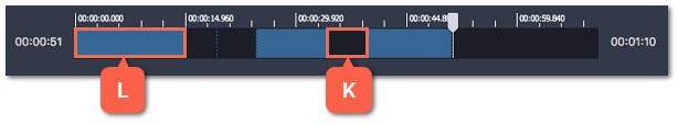 Dislike a fragment Press K to play the video and reject the fragments you pass. You can change these keys in the Keyboard Shortcuts window.