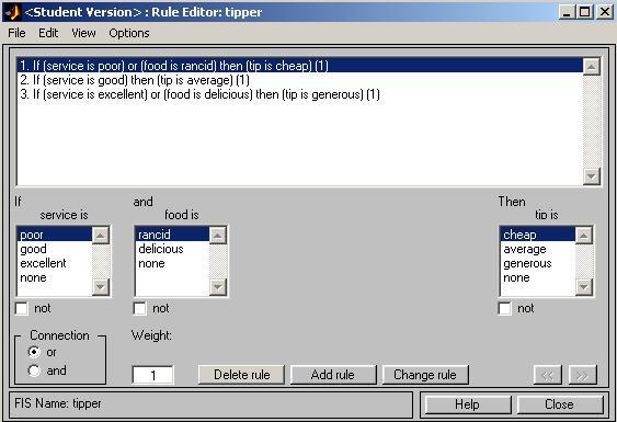 Graphical User Interface (GUI) Tools Rule Editor