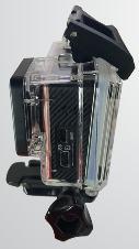 camera from the waterproof case by lifting the clasp