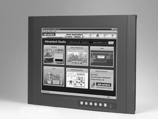 FPM-3150G Industrial 15" XGA Flat Panel Monitor with Direct-VGA Port Features 15" XGA TFT LCD with resolution up to 1024 x 768 Robust design with stainless steel chassis and aluminum front panel Hard
