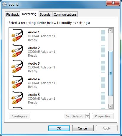 http://www.magewell.com Adapter x ", click "Properties" button, system will pop up device properties dialog window. 3.