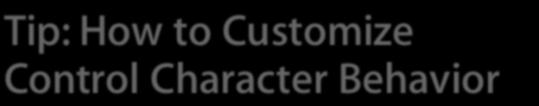 Tip: How to Customize