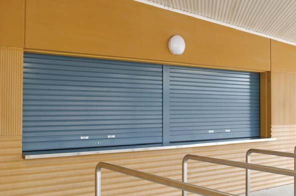 Series 63 Aluminium Roller Shutters Consisting of individual interlocking aluminium slats the Series 63 Roller Shutter is designed to provide security for applications such as shopfronts, shopping