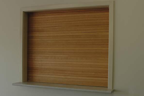 Timber Roller Shutter Timber Roller Shutters The natural beauty and warmth of timber makes the Timber Roller Shutter a perfect