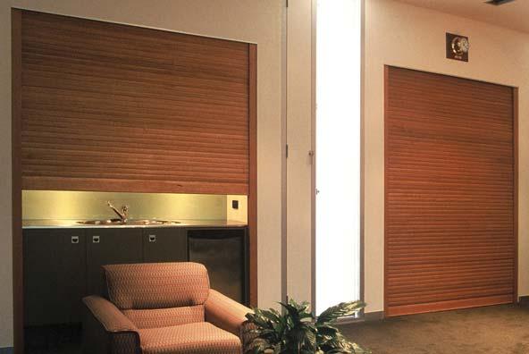 Its elegant curtain design enables quiet operation and can be polished or stained to complement the surrounding décor.