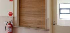PANORAMA The aluminium Panorama Roller Shutter provides security for internal or external openings with provision for vision and ventilation.