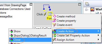 View Actions All actions created can be found in Object Explorer and Event Path.