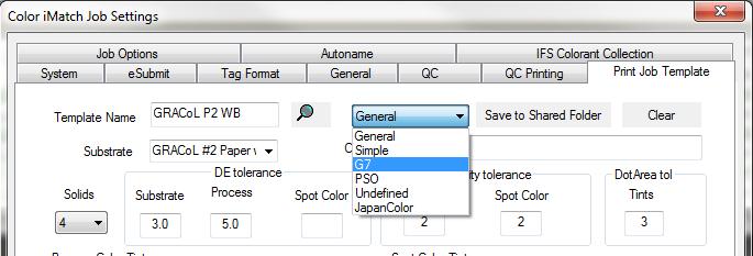 Density Tolerance Numeric edit fields allowing you to enter density pass / fail tolerances for the Process and Spot  The