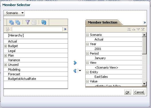 inlineframe leverages an internal jspx page to POST a request back to HFM for the External Member Selector.