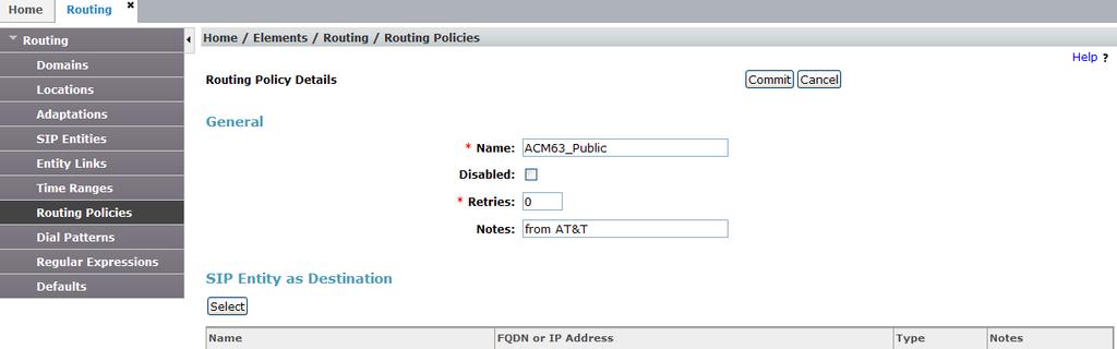 Outbound calls to AT&T/PSTN (Section 5.7.4). 5.7.1.