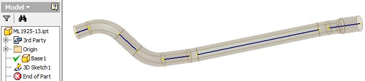 For this problem we need the 3D path centerline of the