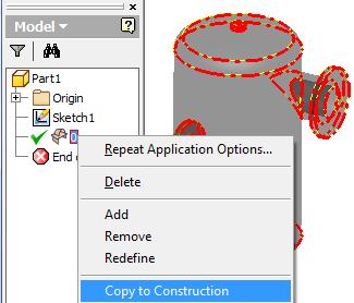 Open the ML205-1P-1.dwg file in Inventor.