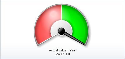 Yes/No: something is done or it isn't. This type of scoring is ideal for performance measures that either are or aren t done. For example, did you or didn t you finish your project on time.