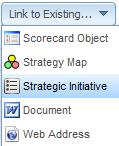 to relate a strategy map to. Next, select a strategy map.