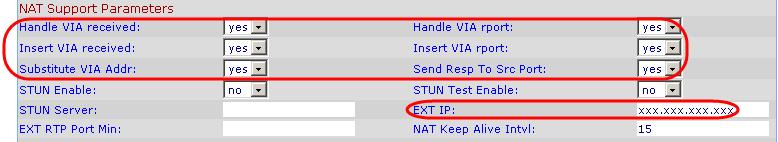 Configuring Your System for ITSP Interoperability Network Address Translation (NAT) and Voice over IP (VoIP) 3 STEP 3 Scroll down to the NAT Support Parameters section, and then enter the following