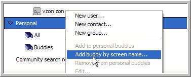 To find the maximum number of Personal Buddies you can add consult your system administrator or service provider.