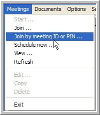 If there is no host or moderator present in the meeting, a dialog appears, informing you that you need to wait for a host or moderator to join the meeting.