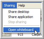 Click Refresh to refresh the share display for all participants. This might be necessary if participants encounter viewing problems because of an intermittent network connection.