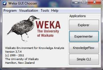 Weka V.3.7.4: Data Mining software in Java Weka is a collection of machine learning algorithms for data mining tasks.