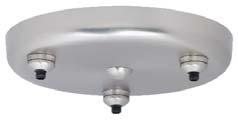 Now as no-load type for LED compatibility. Available for 120V. For 277V options, contact factory. Monopoint Canopies 5 3.