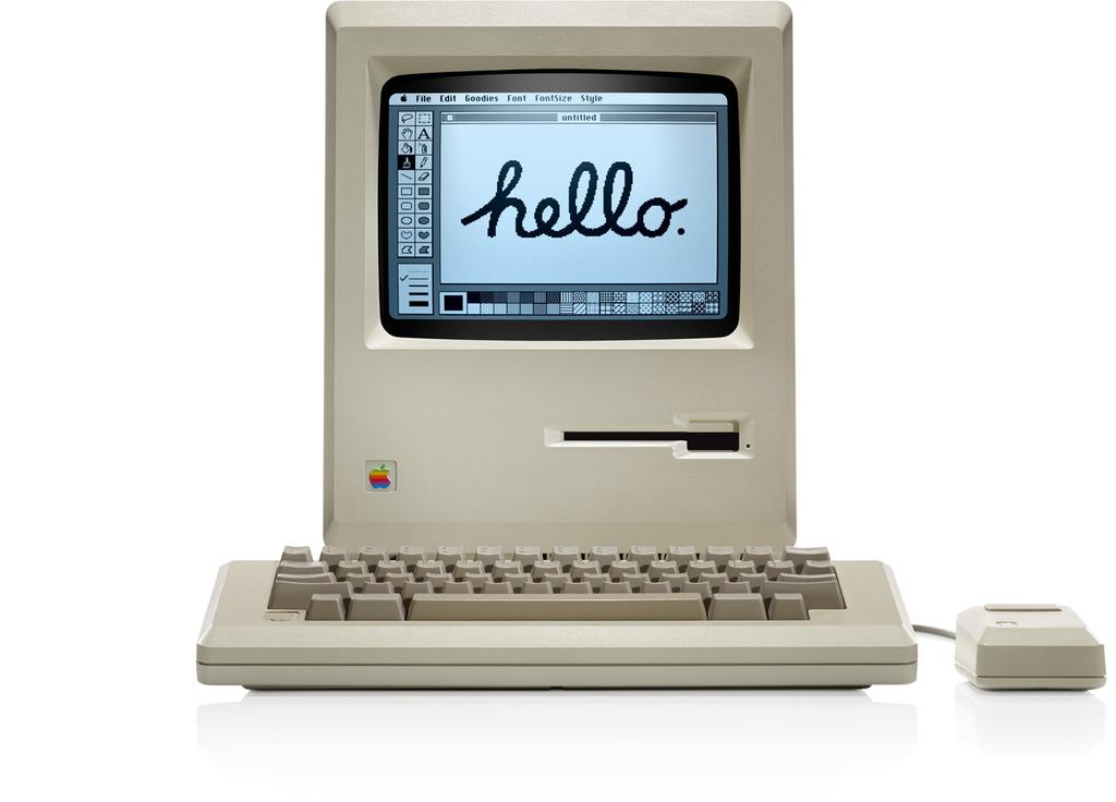 Making Personal Computers Usable (Cont d) Apple Macintosh (1984) [$2,500] Macintosh development started in 1979 by Jeff Raskin (1943 ); taken over by Jobs in 1981.