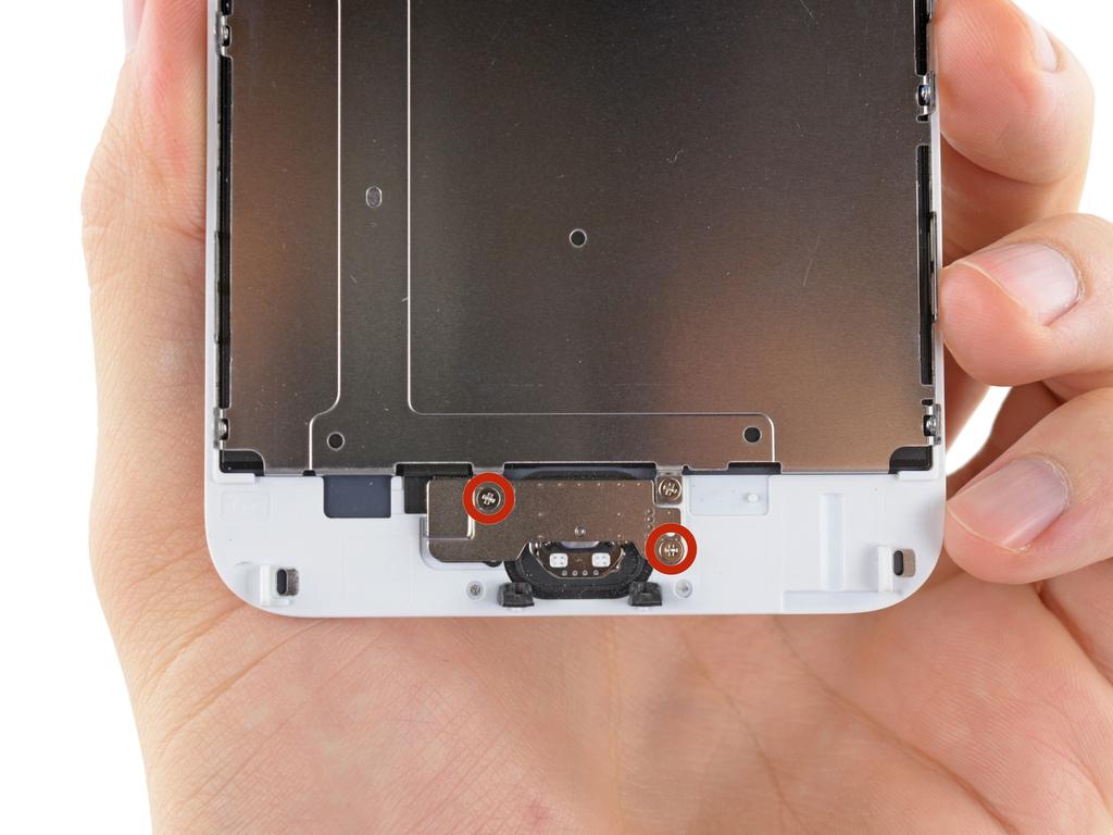 Step 27 Home Button Assembly Remove the two 1.
