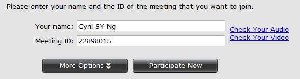 room. If you are an invitee joining the meeting, please