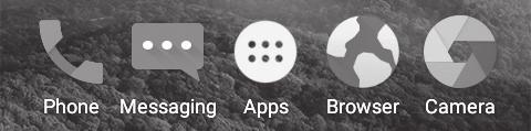 Knowing the Basics Organizing With Folders You can create folders on the home screen and add several shortcuts to a folder. You can move or remove folders the same way as moving or removing shortcuts.