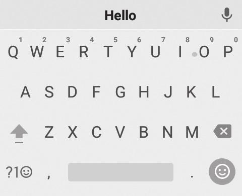 Or, press the Home Key > > Settings > Language & input > Google Keyboard. 2. Tap Gesture typing > Enable gesture typing if the feature is turned off. 3.