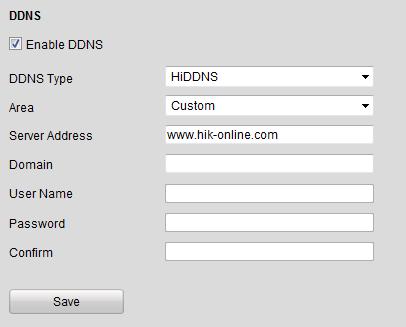 5.3.3 Configuring DDNS Settings If your device is set to use PPPoE as its default network connection, you may set Dynamic DNS (DDNS) to be used for network access.