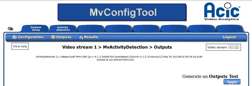 4.5 Testing the ACIC output To check that everything works fine together, you may define an alarm based on MvTestIO.