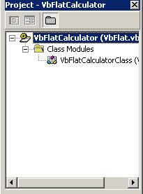 Chapter 7 Creating RSBizWare Custom Analysis Tools You will see that the Visual Basic project contains only one file a Visual Basic class named VbFlatCalculatorClass.