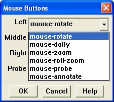 2006 ANSYS, Inc. All rights reserved. 3-5 Mouse Functionality Mouse button functionality depends on the chosen solver (2D / 3D) and can be configured in the solver.